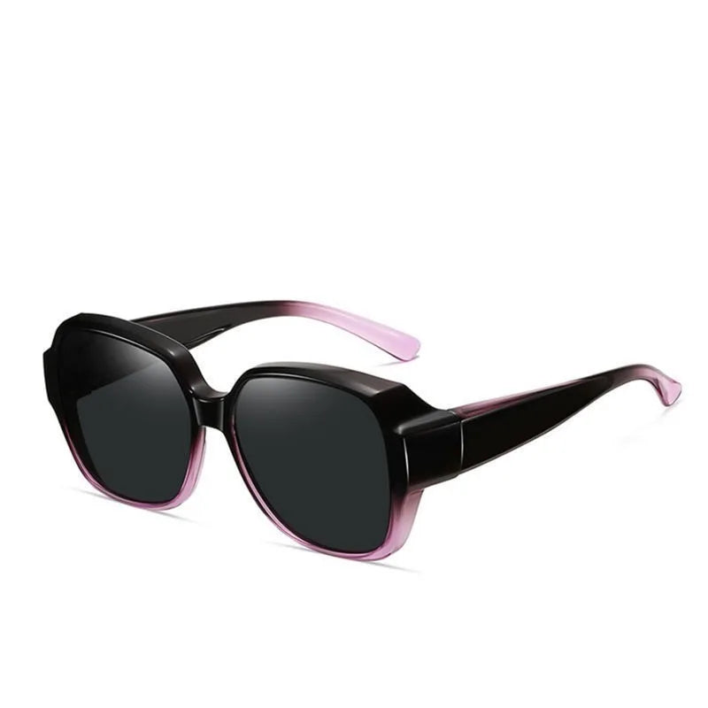 Sunglasses Driving Myopia Mirror Set Men and Women with the Same Style Myopia Sunglasses