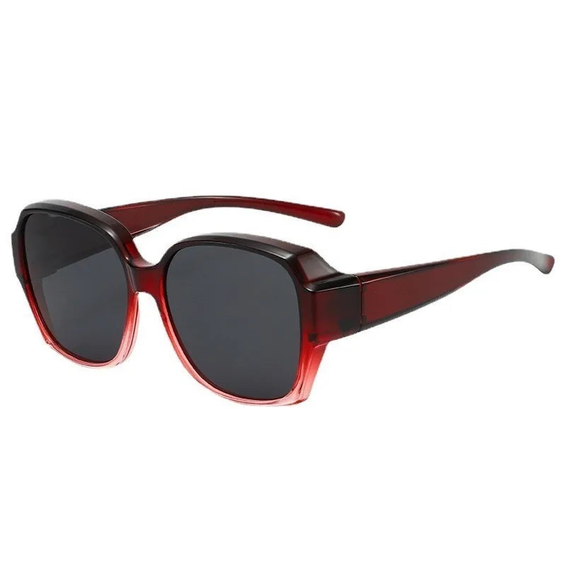 Sunglasses Driving Myopia Mirror Set Men and Women with the Same Style Myopia Sunglasses